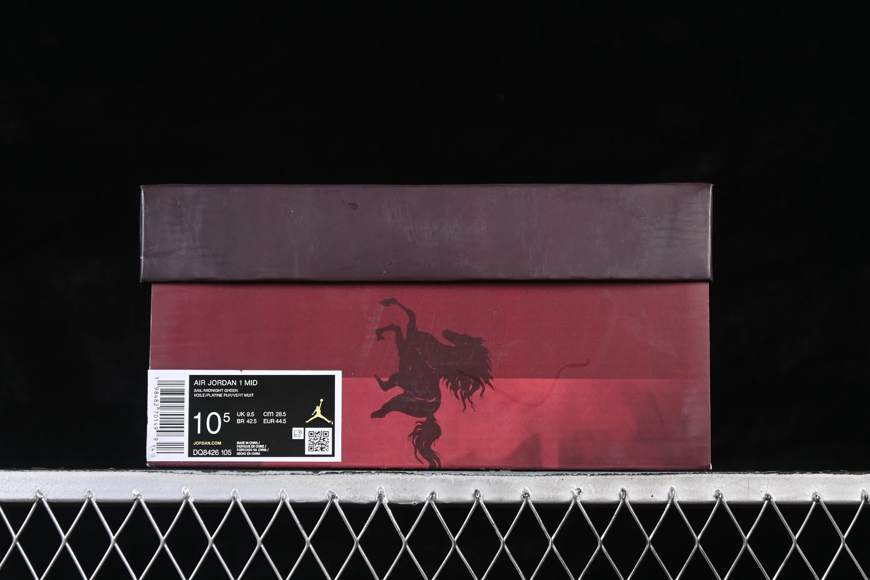 All Categories Air Jordan Jordan Series Basketball Shoes Air Jordan 1 Mid Air Jordan 1 Mid AJ1 Joe 1 Year of the Horse Limited Chinese Cultural Leisure Sneakers DQ8426-105